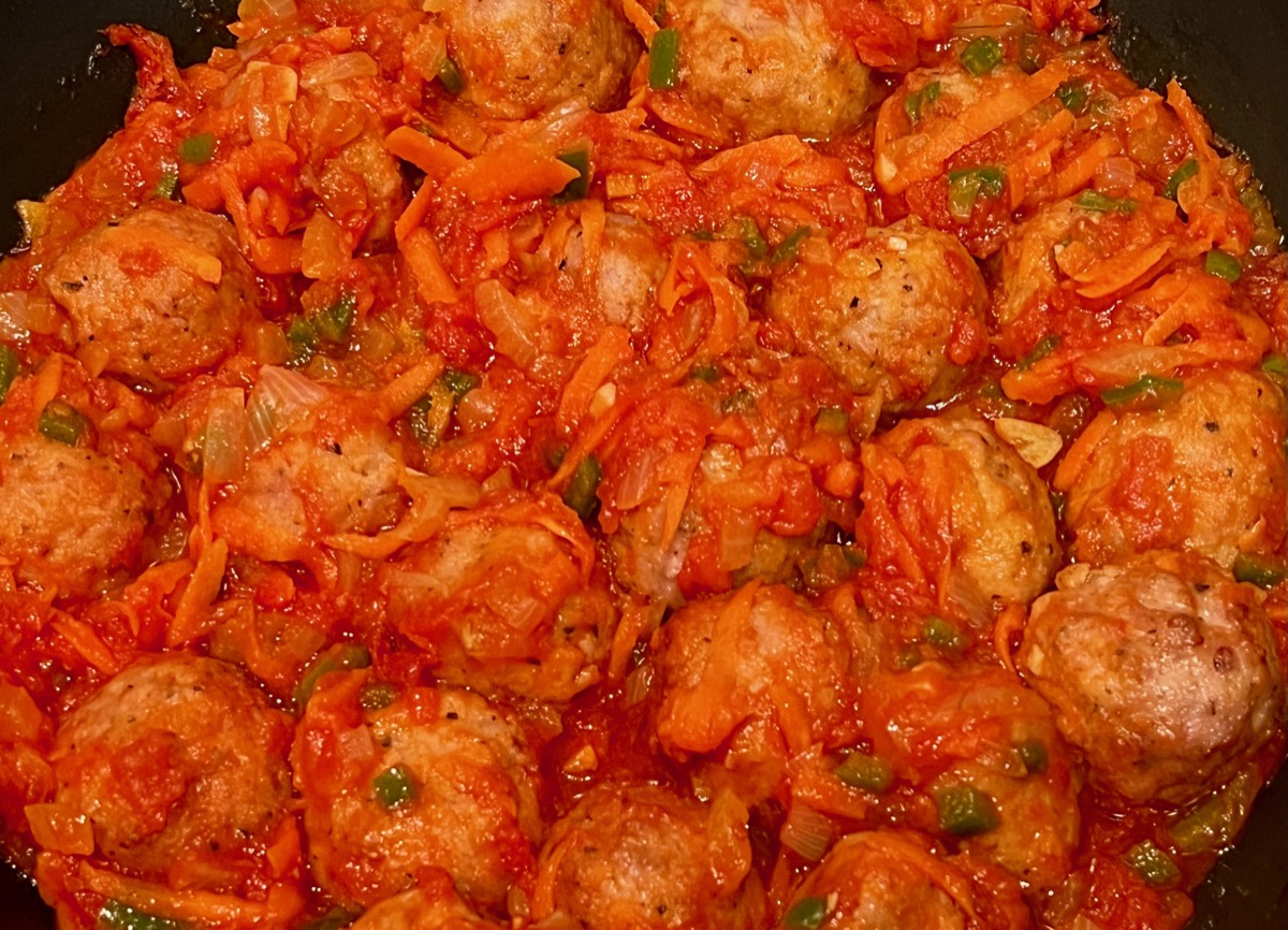 Albóndigas a la italiana con freidora de aire (Air Fryer)