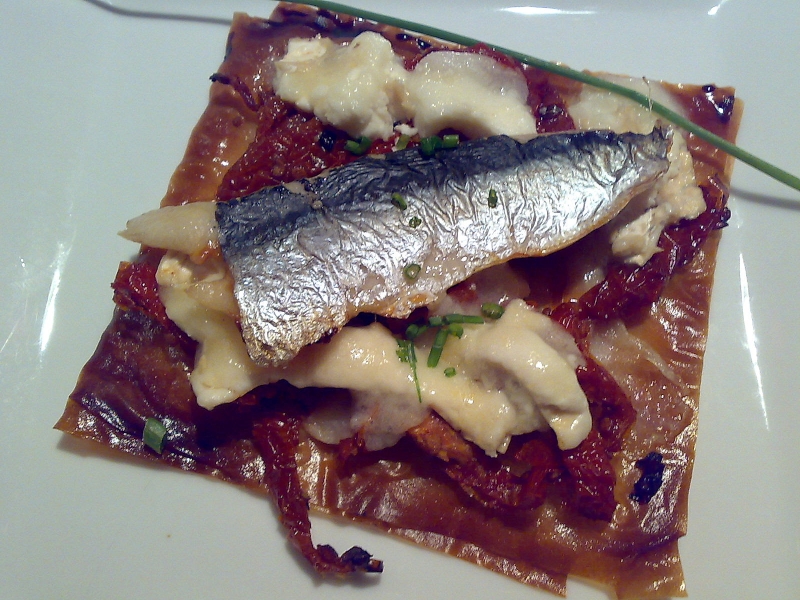 tosta de sardina