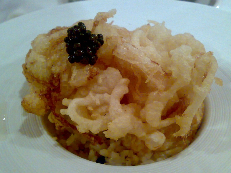 huevo en tempura